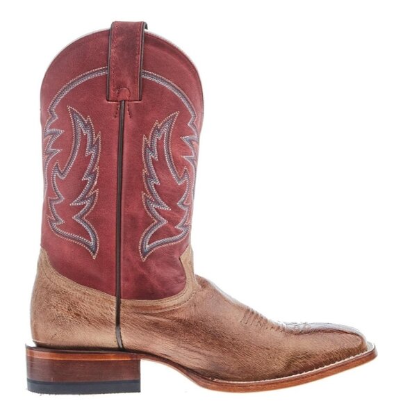 Justin Ostrich Cowboy Boots Men’s 10 D – JE811 Genuine Leather Western Exotic